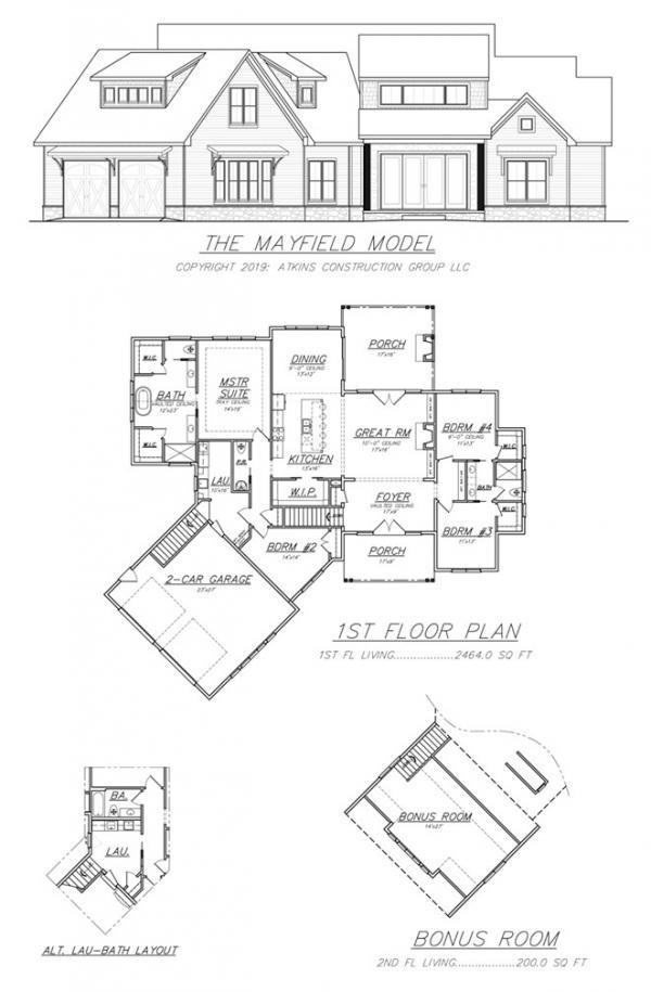 Mayfield Plan Atkins Homes Northern Virginia Home Builder